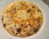 Foto del paso 3 de la receta Tortilla de aprovechamiento de morcilla de cebolla y alubias