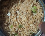 A picture of step 1 of Leftover Radish manchurian soup.