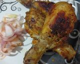 A picture of step 4 of Tandoori tawa chicken.