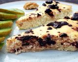 Foto del paso 4 de la receta: Torta de ricota, naranja y choco