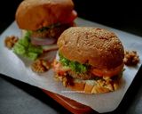 A picture of step 5 of Walnut Omega Burgers.