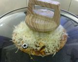 A picture of step 3 of ROTI PIZZA from LEFTOVER VEGETABLE JALFREZI.