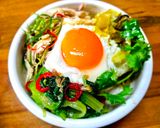 月見初心黃金鵝油蔥雞絲飯(創意料理)的食譜步驟3照片