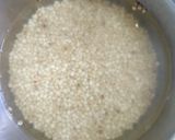 A picture of step 1 of Barnyard millet Modak.
