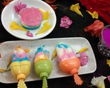 রংবাহারি পাউরুটির কুলফি ( paurutir Kulfi Recipe in Bengali রেসিপি ধাপ - 8 ছবি