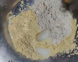 A picture of step 1 of Makke ki roti.