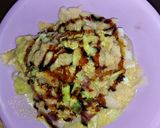 Foto langkah ke 9 dari resep Kupat Tahu Bumbu Kacang Tanah khas Banjar Patroman Jawa Barat.