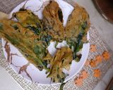 A picture of step 2 of Palak pakora.