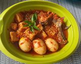 Foto langkah ke 5 dari resep Bandeng, Tahu & telor bumbu bali.