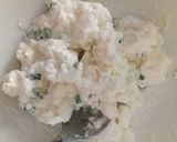 A picture of step 1 of Crescenza and veg parcels.