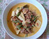 Foto langkah ke 5 dari resep Gulai Rebung Buncis Tahu.