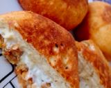 A picture of step 7 of Fried burger.