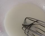A picture of step 1 of Chocolate Almond cupcakes.