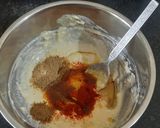 A picture of step 1 of Achaaree  Paneer.