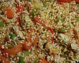 Foto del paso 4 de la receta: Arroz de marisco con espinacas