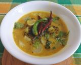 A picture of step 2 of Masoor Dal with Radish.