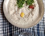 A picture of step 1 of Garlic Masala Rotlo With French Beans Subji (Gujarati).