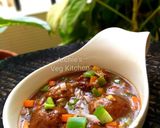 A picture of step 2 of Veg Manchurian.