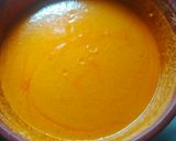 A picture of step 6 of Moi-moi with pepper and spring onion sauce.