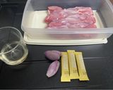 Une image de l'étape 1 de Haut de lapin à la moutarde.
