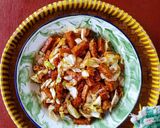 Foto langkah ke 4 dari resep Tumis Tempe Kol Kecap.