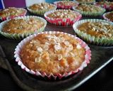 A picture of step 8 of Vickys Peach & Oat Breakfast Muffins, GF DF EF SF NF.