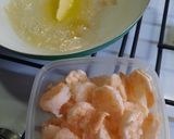 Foto del paso 1 de la receta: Camarones con salsa de espinacas y fideos