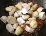 A picture of step 6 of Chamagadda Pulusu (Colocasia / Arbi / Taro Root Curry - Andhra / Telangana cuisine).