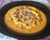 Foto del paso 3 de la receta: Crema de calabaza y zanahorias con semillas 🍁