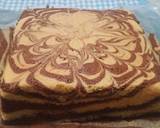 Ogura Zebra Cake langkah memasak 6 foto