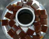 Foto langkah ke 1 dari resep Puding CapCin (Cappucino Cincau).