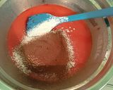 Vörösbársony csokiszelet recept fázis 2 fotója