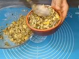 غراتان السبانخ بالبشاميل ودجاج