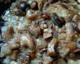 Foto del paso 2 de la receta Quinoa con setas, bacon y chorizo