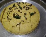 A picture of step 7 of Mung Dal-Besan Dhokla.