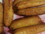Pisang isi kacang keju