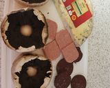 A picture of step 1 of New year's Eve packed Portobello Mushrooms Lunch.😁.