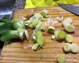 Foto del paso 2 de la receta: Tarta de puerro, pollo y Champignones