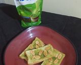 Foto langkah ke 5 dari resep Roti Kukus Matcha Almond.