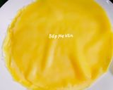 Hình bước làm 4 của món Bánh Crepe Sầu Riêng