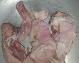 A picture of step 1 of Desi Murgh Yakhni.