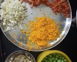 A picture of step 1 of Rajasthani Raw turmeric sabji.