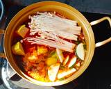 Cara Membuat Sundubu Jjigae  Korean Tofu Stew With Enoki 3