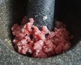 รูปขั้นตอนการทำที่ 1 ของ หมูสับนึ่งไข่เค็ม