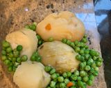 A picture of step 1 of Chatpata aloo chaat.