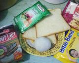 Foto langkah ke 1 dari resep Roti isi Telur asin (telur bebek).