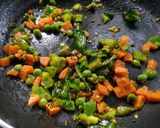 A picture of step 2 of Vegetables Oats porridge.