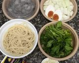 รูปขั้นตอนการทำที่ 1 ของ สปาเก็ตตี้ซอสไข่เค็มกุ้งสด Spaghetti with Salted Egg Sauce