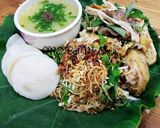 Hình bước làm 3 của món Cháo gỏi gà ngày mưa