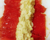 Foto del paso 4 de la receta: Canelón de pimiento relleno de merluza (ligero)